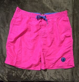 Body Glove 8" Men's Swim Trunks Board Surf Shorts Pink Size Large 34